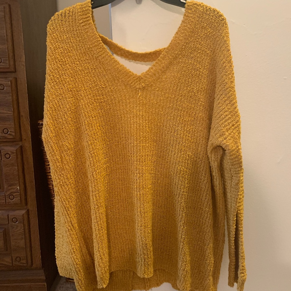 Yellow sweater